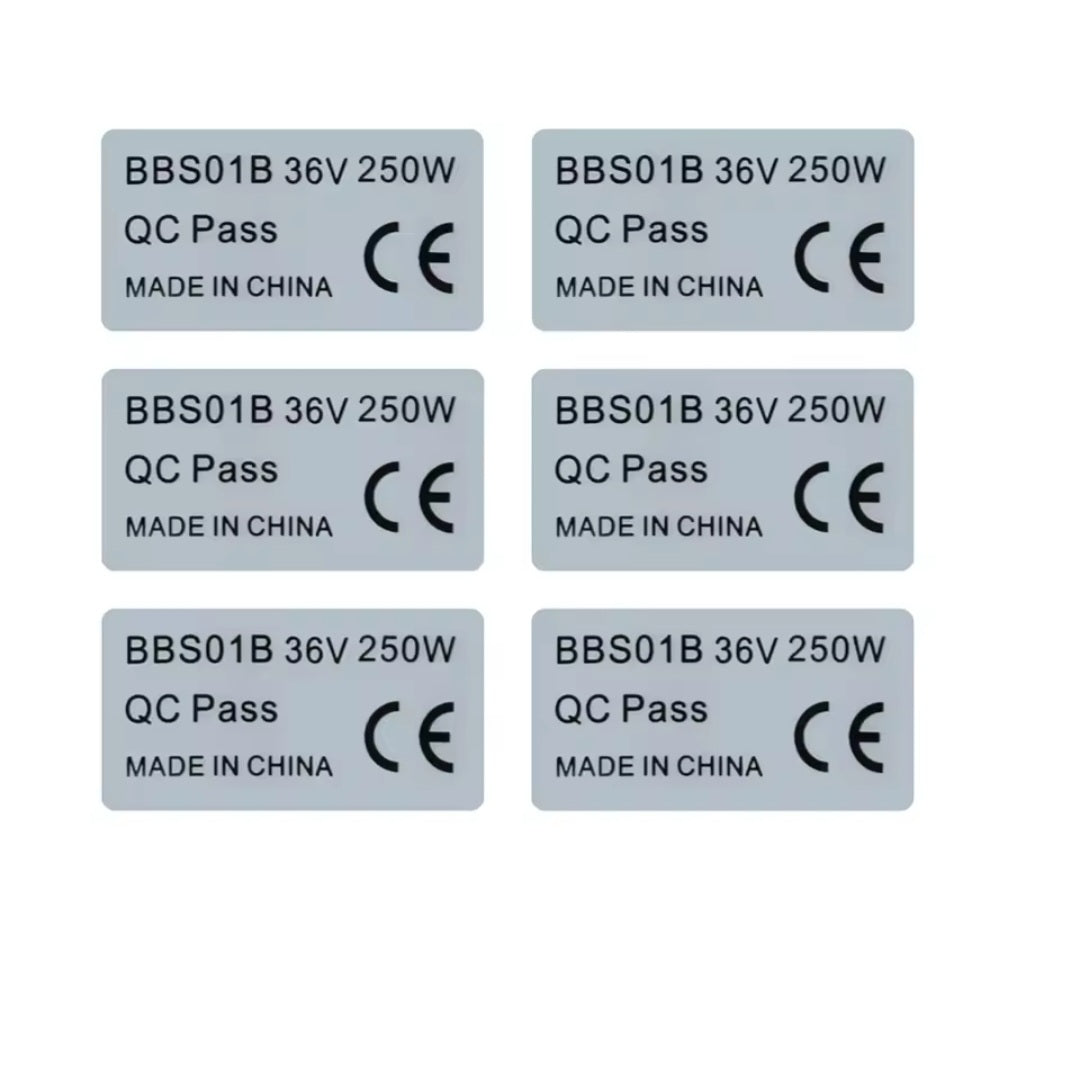6pc 250w stickers
