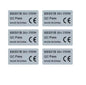 6pc 250w stickers